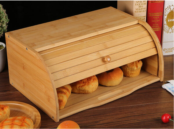 Bamboo Bread Box,