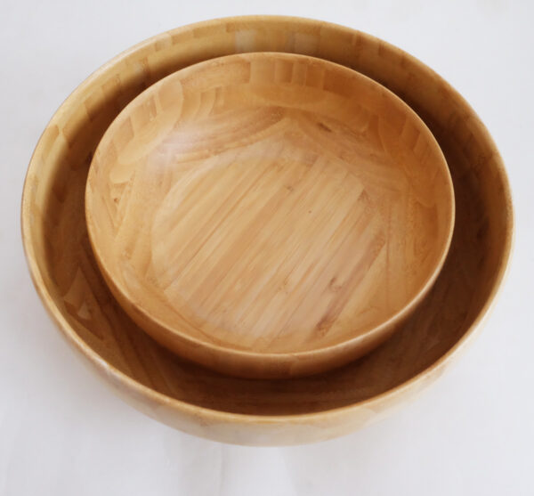 2 pcs Bamboo wood Salad Bowl