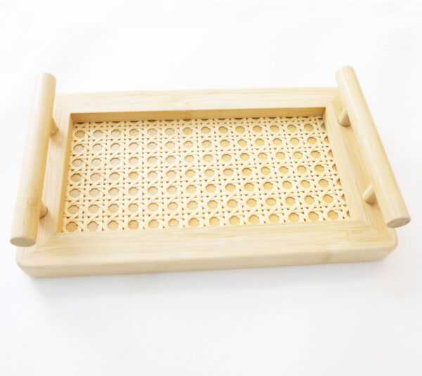 Bamboo Antique Serving Platter and Tray